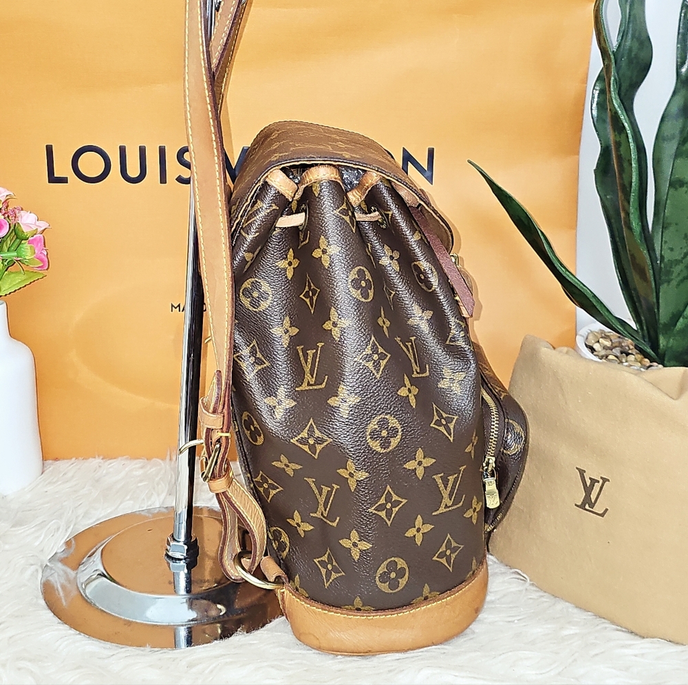 Louis Vuitton Montsouris MM Monogram Bag Authentic - Picture 14 of 14